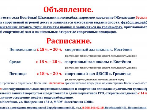 Массовый спорт – норма жизни